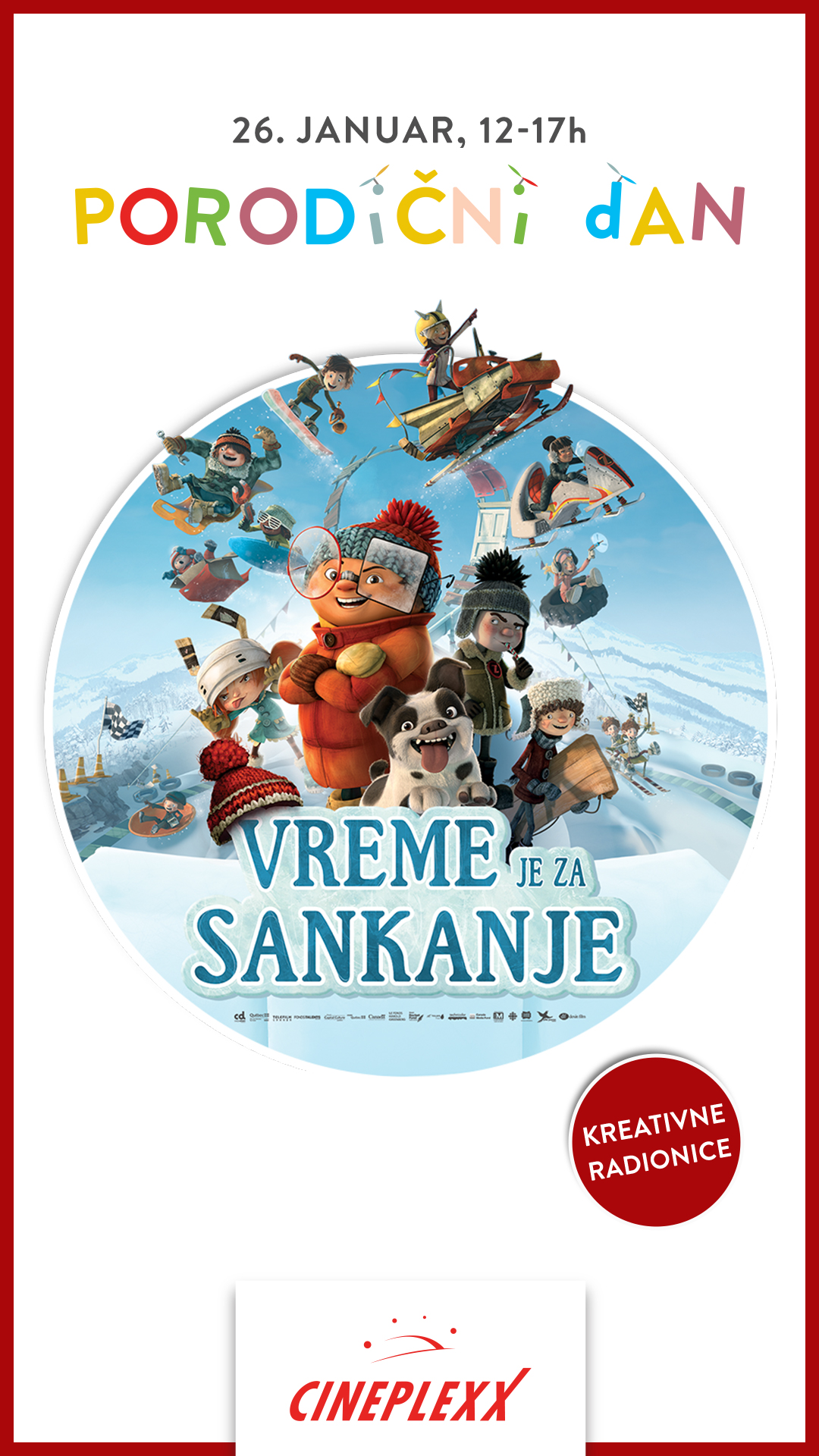 Porodični dan Vreme je za sankanje